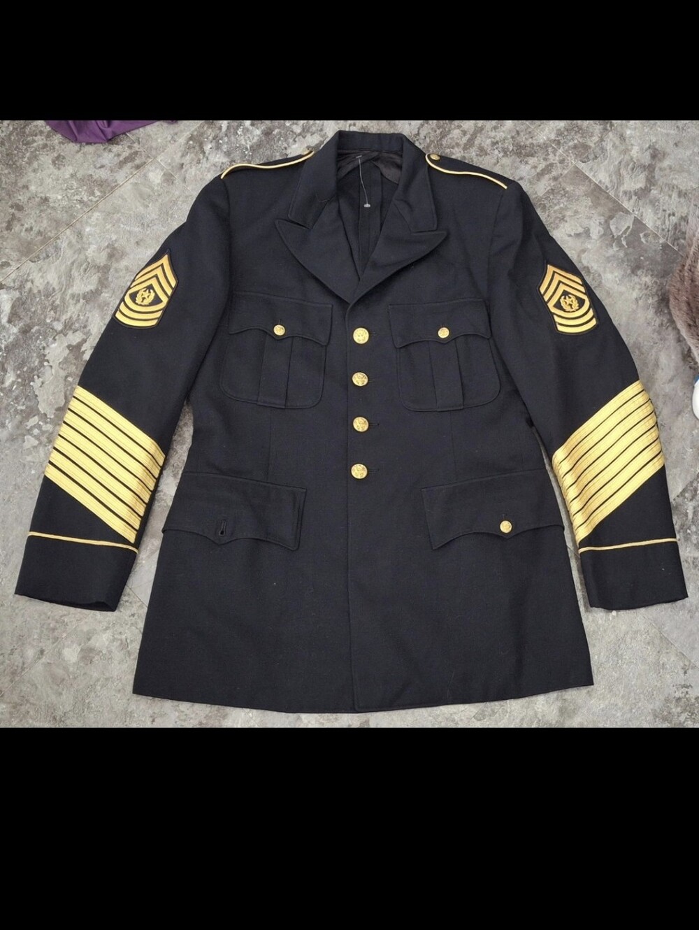 US Army Dress Uniform Coat Jacket Vintage American Regimental Fashion See Pics
